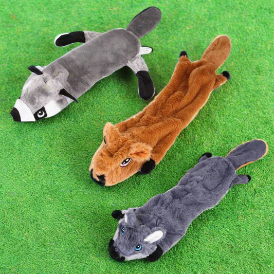 Fast Shipping 3 pcs assorted Dog Toys (No Stuffing)