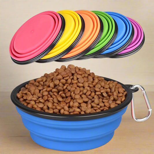 Collapsible Silicon Travel Pet Bowl